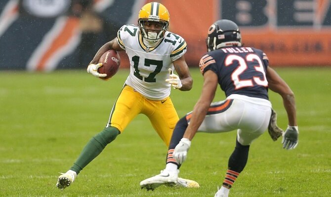 Davante Adams será el principal objetivo de Aaron Rodgers y los Empacadores.