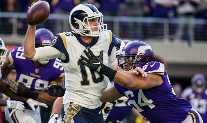 Los Vikingos intentarán cerrar las puertas nuevamente a Jared Goff y los Carneros.