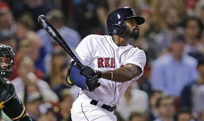 Jackie Bradley rompió el Juego 2 entre los Medias Rojas de Boston y Astros de Houston.