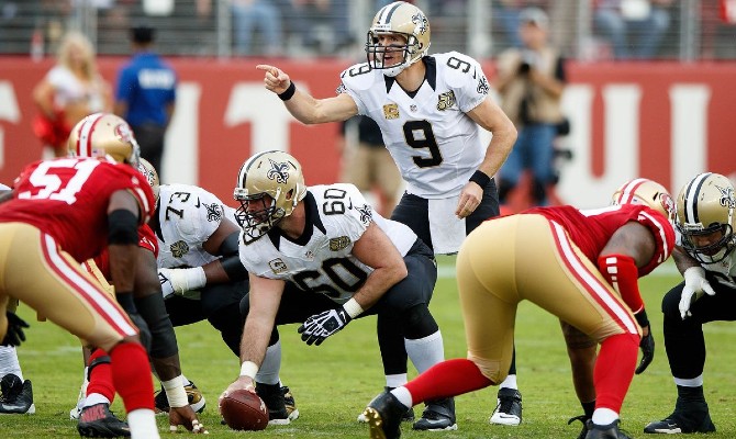 Santos de Nueva Orleans vs 49's de San Francisco