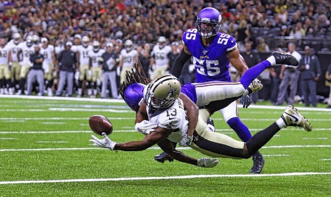 Santos de Nueva Orleans vs Vikingos de Minnesota