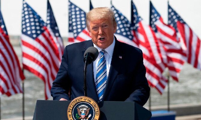 El Presidente Donald Trump busca la reelección