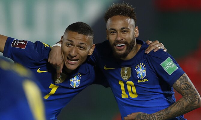 Neymar y Richarlison buscan su primera victoria de la Copa América 2021 en el Brasil vs Venezuela.