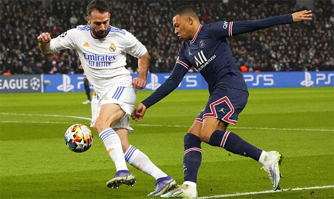 Kylian Mbappé está en duda para el partido de UEFA Champions League entre Real Madrid vs PSG.