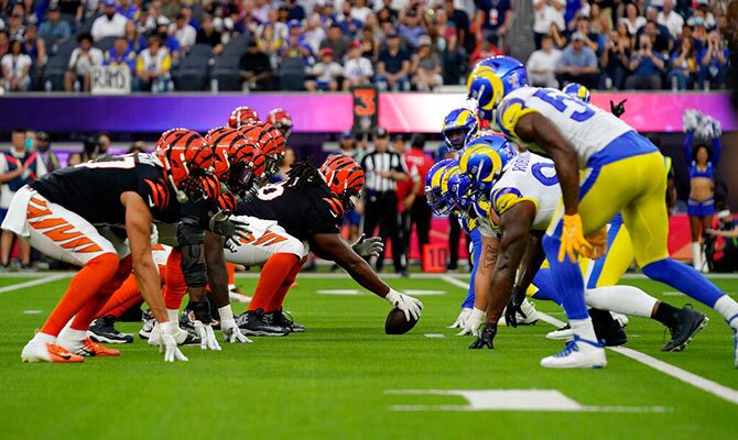 LA Rams y Cincinnati Bengals en el ultimo Super Bowl de la NFL
