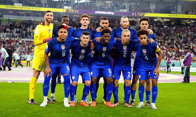 El Team USA que logro superar a Iran para calificar a octavos de final del Mundial 2022