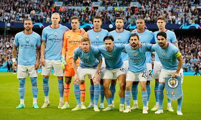 El equipo del Manchester City que venció al Real Madrid en semifinales de Champions