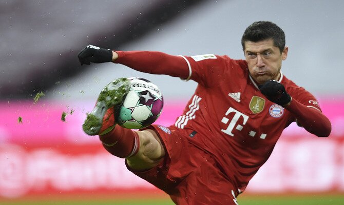 Robert Lewandowski es el máximo referente para el encuentro de la Champions League Lazio vs Bayern Munich.