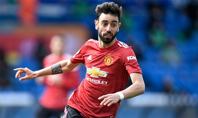 Bruno Fernandes es el jugador a seguir en la Europa League: Cuotas Manchester United vs Roma.