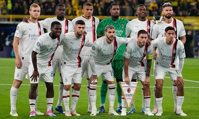 El once titular del Milan ante el Dortmund por la Champions League
