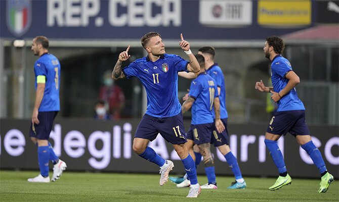 Ciro Immobile es la figura a seguir en la ofensiva Azzurra en la Euro 2020 entre Turquía vs Italia.