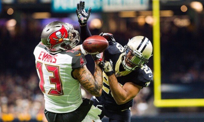 Los Santos de Nueva Orleans reciben a los Bucaneros de Tampa Bay.