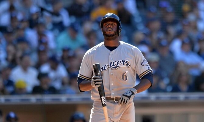 Lorenzo Cain ha estado encendido con los Cerveceros de Milwaukee ante los Dodgers de Los Angeles.