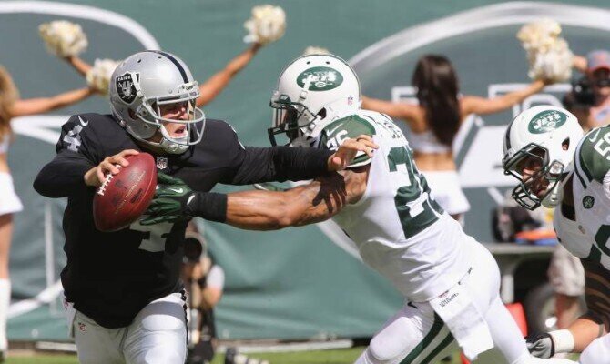 Los Raiders de Oakland tienen una complicada visita ante los Jets de Nueva York