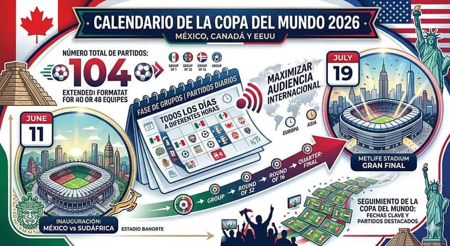 Calendario de la Copa del Mundo 2026