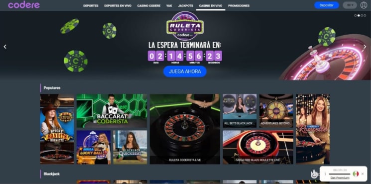Juegos de Codere Casino