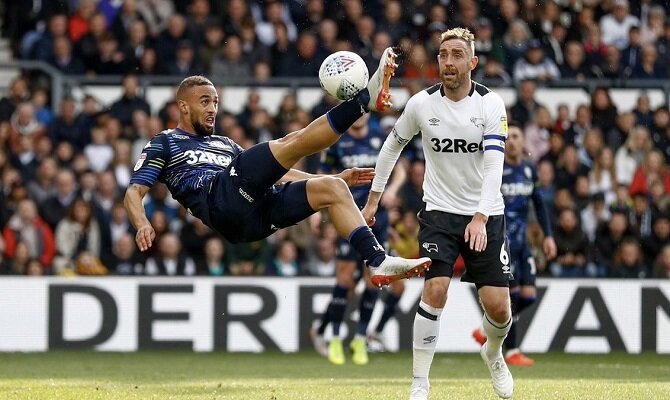 El Leeds United recibe al Derby County con ventaja de un gol en las Semifinales de The Championship.