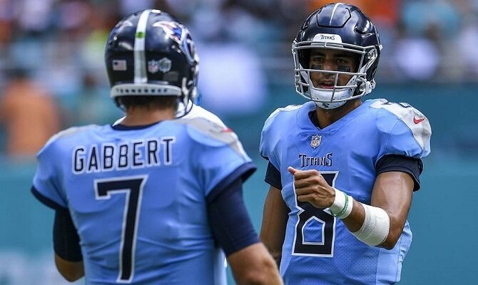 Marcus Mariota y los Titanes de Tennessee buscan sorprender a los Vaqueros de Dallas.
