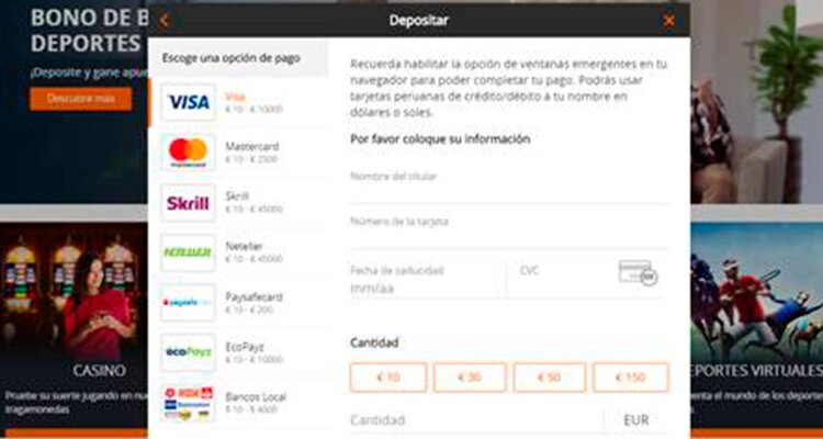 cómo depositar con Paysafecard