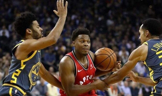 Los Toronto Raptors buscarán nuevamente una victoria ante los Golden State Warriors para coronarse.