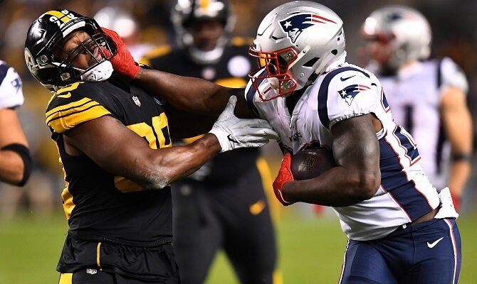 Los Acereros de Pittsburgh visitan a los Patriotas de Nueva Inglaterra.