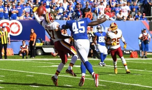 Pieles Rojas de Washington vs Gigantes de Nueva York – Análisis, cuotas y resultados del partido – 23/11/2017